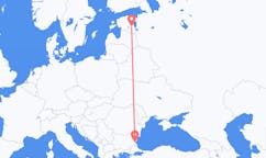 Flights from Burgas, Bulgaria to Tartu, Estonia