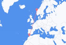 Fly fra Rabat til Førde i Sunnfjord