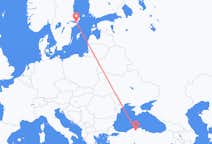 Fly fra Kastamonu til Stockholm