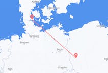 Flights from Zielona Góra, Poland to Sønderborg, Denmark