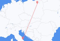 Flyreiser fra Pescara, Italia til Szczytno, Polen