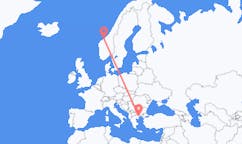 Flyreiser fra Kristiansund, Norge til Kavala Prefecture, Hellas