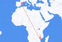 Flights from Beira, Mozambique to Ibiza, Spain
