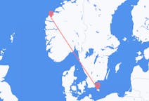 Fly fra Volda til Bornholm