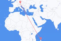 Flyrejser fra Antsiranana, Madagaskar til München, Tyskland