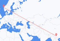 Flyrejser fra Kunming, Kina til Florø, Norge