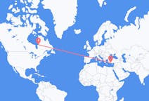 Flights from Kuujjuarapik, Canada to Antalya, Turkey