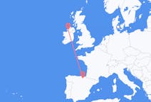 Flights from Vitoria-Gasteiz, Spain to Donegal, Ireland