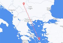 Flights from Niš, Serbia to Mykonos, Greece