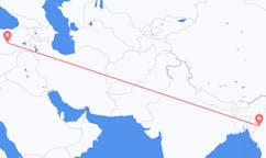 Flyrejser fra Kalay, Myanmar (Burma) til Elazig, Tyrkiet