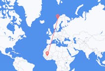Flights from Bamako, Mali to Bodø, Norway