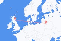 Flyreiser fra Dundee, Skottland til Vilnius, Litauen