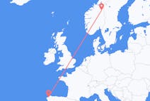Flights from A Coruña, Spain to Røros, Norway