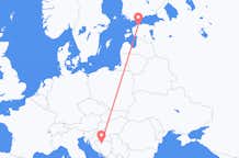 Vluchten van Banja Luka naar Tallinn