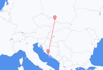 Flights from Split in Croatia to Ostrava in Czechia