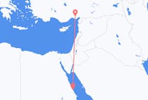 Vluchten van Marsa Alam, Egypte naar Adana, Turkije