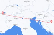 Vluchten van Genève naar Banja Luka