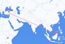Flyreiser fra Kota Kinabalu, Malaysia til Nevsehir, Tyrkia