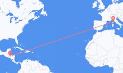 Flyreiser fra Comayagua, Honduras til Bastia, Frankrike