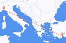 从热那亚飞往安塔利亚的航班