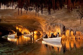 Excursion d’une demi-journée aux grottes du Drach avec excursion en bateau et concert de musique