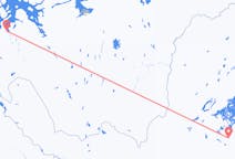 Рейсы из Сёркьосен, Норвегия в Ивало, Финляндия