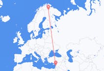 Flyrejser fra Beirut, Lebanon til Ivalo, Finland