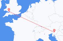 Flyreiser fra Cardiff, til Ljubljana