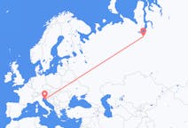 Flights from Pula, Croatia to Nadym, Russia
