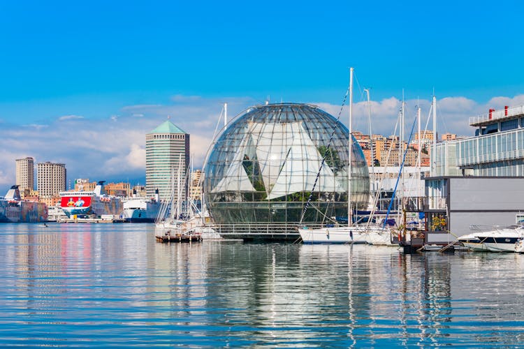 Photo of The Aquarium of Genoa is the largest aquarium in Italy. Located in the old harbor area of Genova.