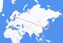 Flights from from Tokyo to Tampere