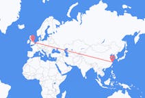 Flyreiser fra Ningbo, Kina til Nottingham, England