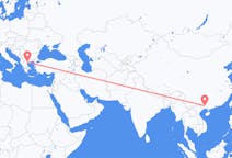 Flüge von Nanning, China nach Thessaloniki, Griechenland