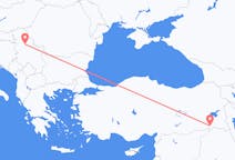 出发地 塞尔维亚出发地 贝尔格莱德目的地 土耳其舍爾納克的航班