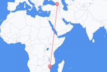 Рейсы из Виланкуло, Мозамбик в Агры Меркез, Турция