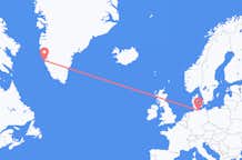Flyreiser fra Lübeck, Tyskland til Nuuk, Grønland