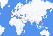 Flyreiser fra Angeles, Filippinene til La Coruña, Spania