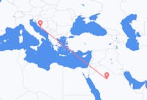 Flights from Ha il, Saudi Arabia to Split, Croatia