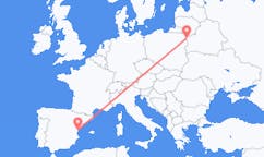 Flights from Grodno, Belarus to Castellón de la Plana, Spain