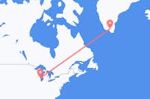 Flights from Milwaukee to Narsarsuaq