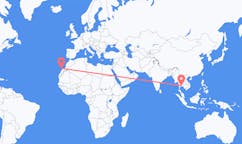 Flyg från Pattaya, Thailand till Ajuy, Spanien