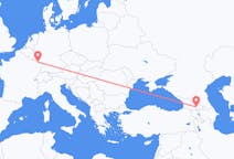 Loty z Tbilisi, Gruzja do Saarbrücken, Niemcy