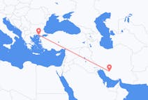 Flyreiser fra Shiraz, Iran til Alexandroupolis, Hellas