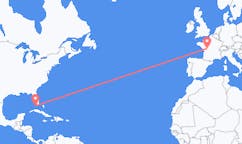 Flyreiser fra Key West, USA til Poitiers, Frankrike
