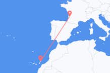 Flyg från Lanzarote, Spanien till Bordeaux, Frankrike