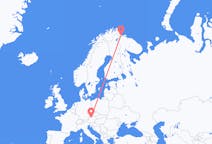 Flights from Kirkenes, Norway to Linz, Austria
