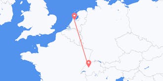 Flyrejser fra Schweiz til Holland