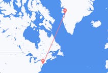 Loty z Nowego Yorku do Ilulissatu