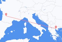 Flights from Bergerac in France to Thessaloniki in Greece