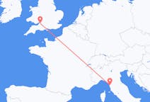 Flights from Pisa, Italy to Bristol, England